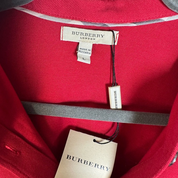 Burberry SS Polo Shirt with Ruffle Collar - Picture 2 of 5
